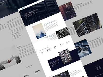 IT firm landing page