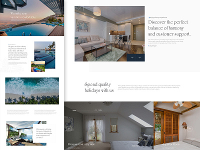 Hotel - landing page concept 01 by Onifade Seyi on Dribbble