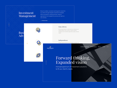 New Horizon - Landing page by Dorota Pęczek-Gil for Merixstudio on Dribbble