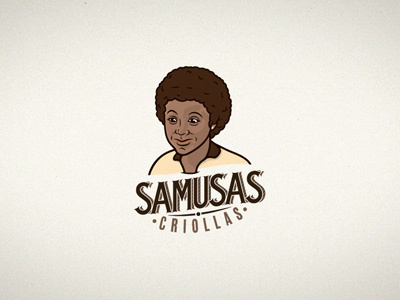 SAMUSAS Criollas branding empany food girl logotype people samusas