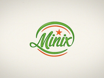 Minix fastfood food logotype minisuper store supermarket