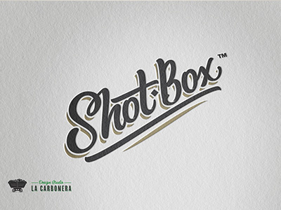 Shot Box calligraphy font graphic design handmade lettering logo logotype script type