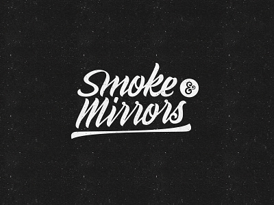 Smoke & Mirrors branding caligrafía calligraphy handmade lettering letters penbrush sign type typeface typography