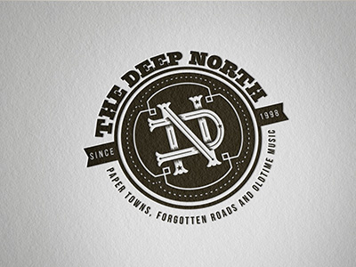 The Deep North branding logo logotipo logotype marca monogram music thedeepnorth