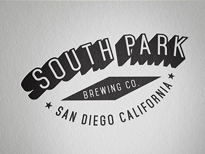 South Park Brewing Co. beer brand branding brewing cerveza logotipo logotype san diego