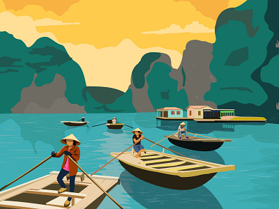 Vietnam design illustration illustration art vector