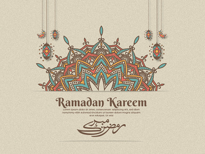 ramadan background background classic colorfull creative design eid mubarak illustration mandala ramadan vector