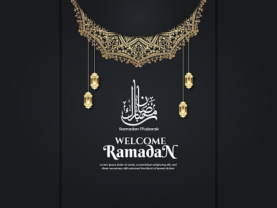 background ramadan background creative design eid mubarak illustration luxury mandala ramadan vector