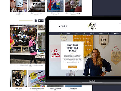 Holly & Co Website design