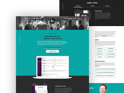 Welcome Landing page