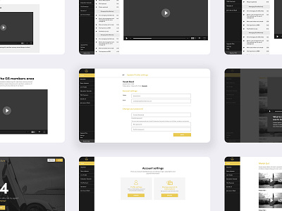 Golden Suite Membership Area agency application ui brand branding design graphic design ui ux web web application website