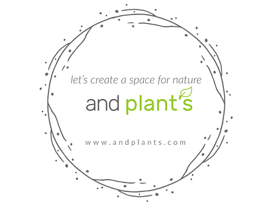 Andplants Logo Concept Creative branding green logo nature plants