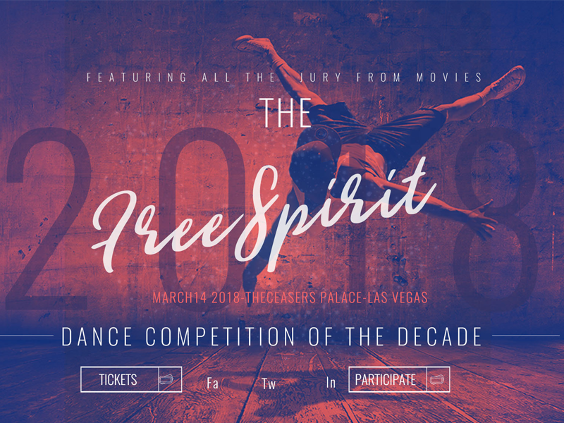 Landing Page Concept for Dance Competition Website by Libin Varghese on ...