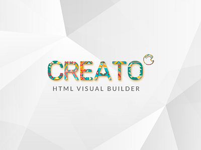 Logo Creative for Creato-HTML Builder branding clean concept design logo mandala professionl web website white
