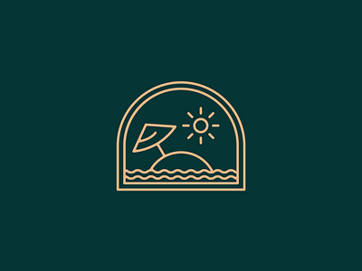 Summer brand brand identity branding design flat icon illustration logo minimal vector