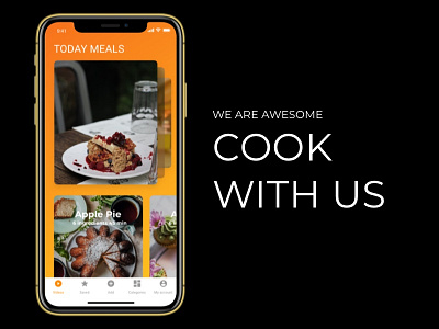 Cooking app consept cooking cooking app ios mobile recipe app