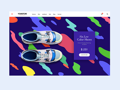 "Your Store" E-Commerce UI Kit (Soon) e commerce kit shoes shop shopping snickers store ui web web design