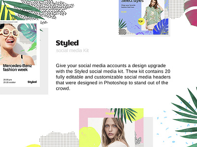 Styled Social media kit blog blogger brand facebook fashion insta instagram lifestyle social style styled twitter