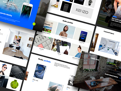 Ultramarine UI Kit app components elements landing page module start up template ui kit ultimate pack web design