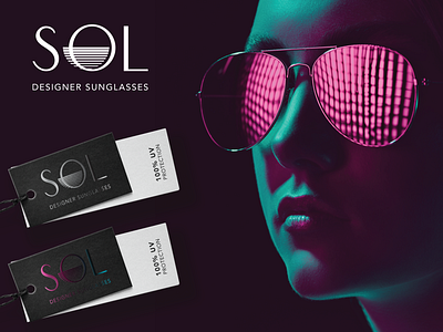 SOL | Designer Sunglasses | Branding & Logo Concept