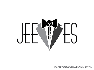 Jeeves | Driverless Automobile Logo branding clean color daily logo challenge dailylogochallenge formal illustration logo logo design monotone tux vector