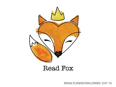 Read Fox | Fox Logo branding color dailylogochallenge design feminine design fox fox logo illustration logo logo design vector watercolor watercolor illustration