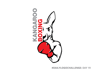 Kangaroo Boxing | Kangaroo Logo dailylogochallenge design illustration kangaroo logo mascot mascot logo sport sport logo vector