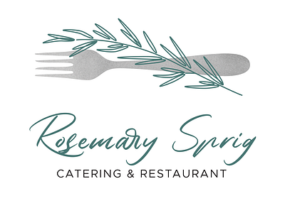 Rosemary Sprig | Catering Logo