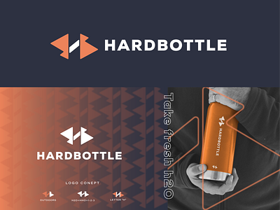 HARDBOTTLE_LOGO_01 branding brandmark colors design graphic design identity illustration logo logo maker logotype minimal