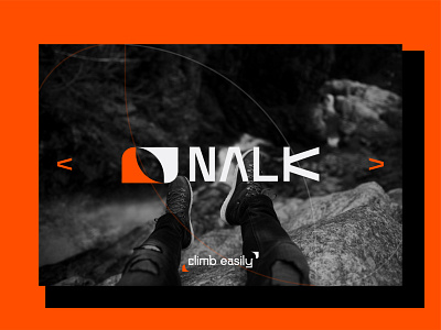 Nalk_Identity branding brandmark colors design dribbble graphic design illustration logo logo maker logotype minimal outdoors simple ui