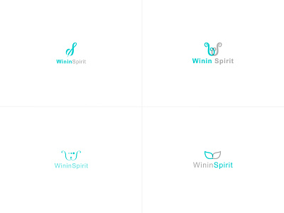 Winin spirit branding brandmark design graphic design icon identity illustration illustrator lettering logo logo design logo maker logodesign logotype logotype black white creative minimal typography ui vector web