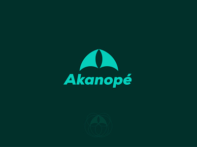 " Akanopé " branding brandmark creative idea design graphic design logo logo maker logodesign logotype minimal