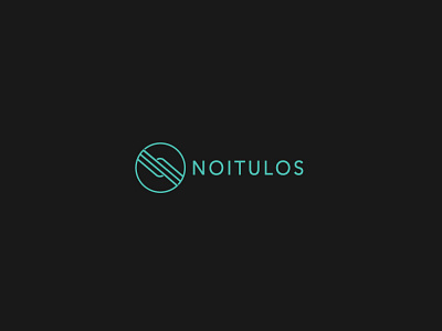 " Noitulos" branding brandmark business design graphic design logo logo design logo maker logotype logotype black white creative minimal