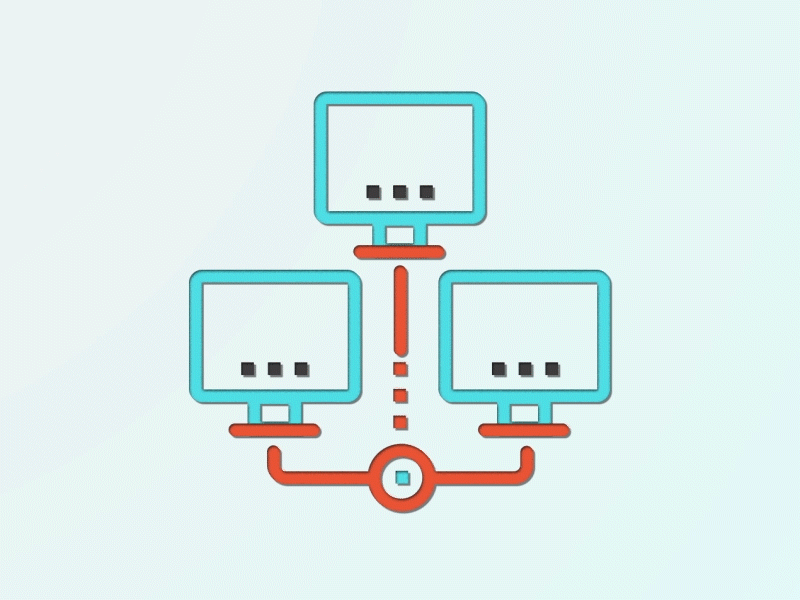 Database icon Animation after effect animation database icon animation design flat icon icon animation motion motion mela