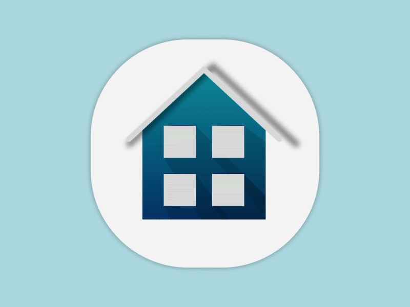 Home Icon Animation after effect animation flat home app home iacon home icon animation house animation icon animation motion motion mela