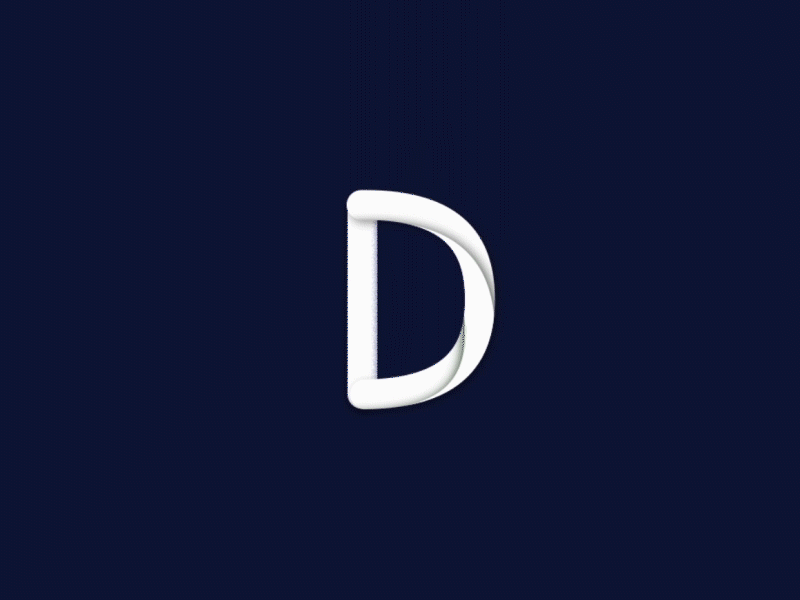 "D" Alphabet animation [D]