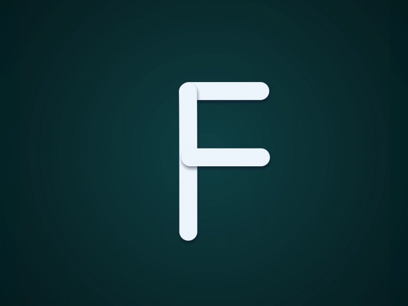 animated letter f gif