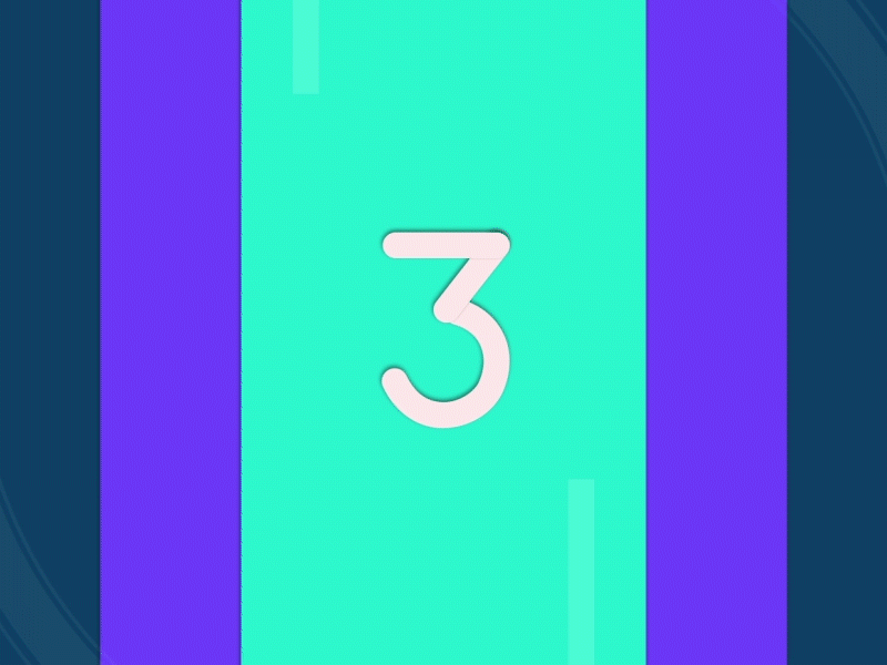 Number "3" animation [3]