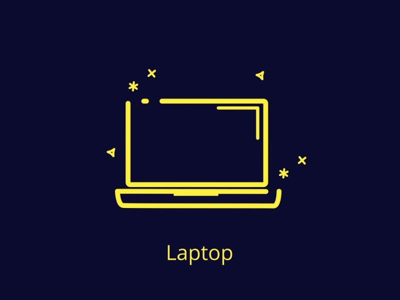 Computer Icon Animation after effect animation computer icon animation icon icon animation motion motion mela