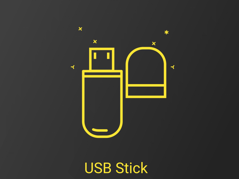 USB Stick Icon Animation abstract after effect animation animation 2d animation after effects animation design animation gif animations flat icon icon animation icon design icon set iconography icons motion motion mela usb usb stick usb stick icon animation