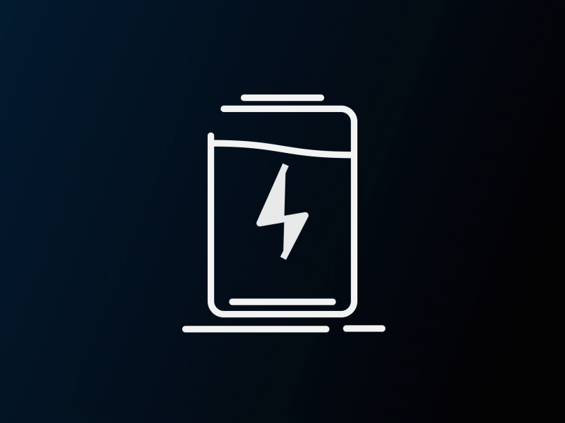 Battery Icon animation after effect animation animation 2d animation after effects animation design animation icon animations battery battery icon battery icon animation flat icon icon animation icon design icon set iconography icons motion motion mela