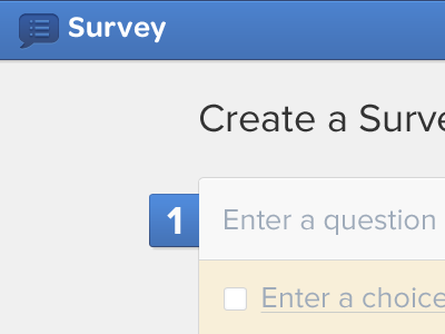 Survey site form survey