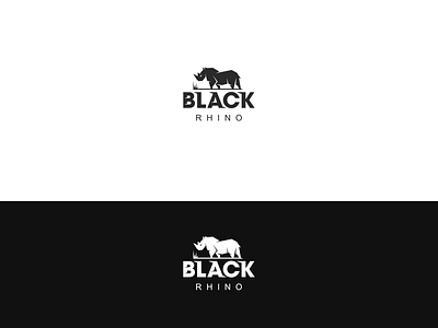 Black Rhino logo concept