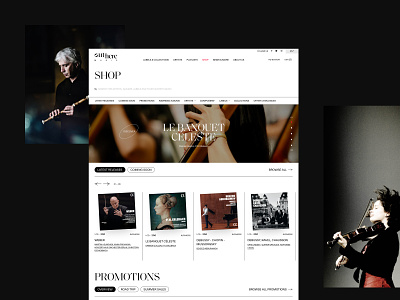 Outhere Music — Website 002 branding classical design jazz logo music typography webdesign website