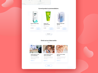 Elizabeth Apotheke Landing page 3 apotheke footer interactiondesign landingpage pharmacy pharmacy app pharmacywebsite uidesign uxui web webdesign wireframes