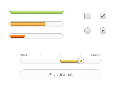 UI Elements app check box check boxes checkbox checkboxes fireworks interface elements progress bar progress bars radio buttons slider sliders stylized slider ui vector