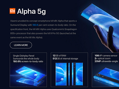 Xiaomi Mi Mix Alpha