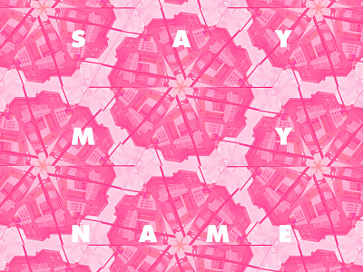 Say My Name (Bullhorn Brand Manual) floral futura kaleidoscope pattern