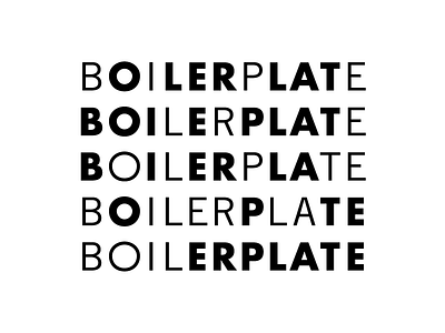 Boilerplate