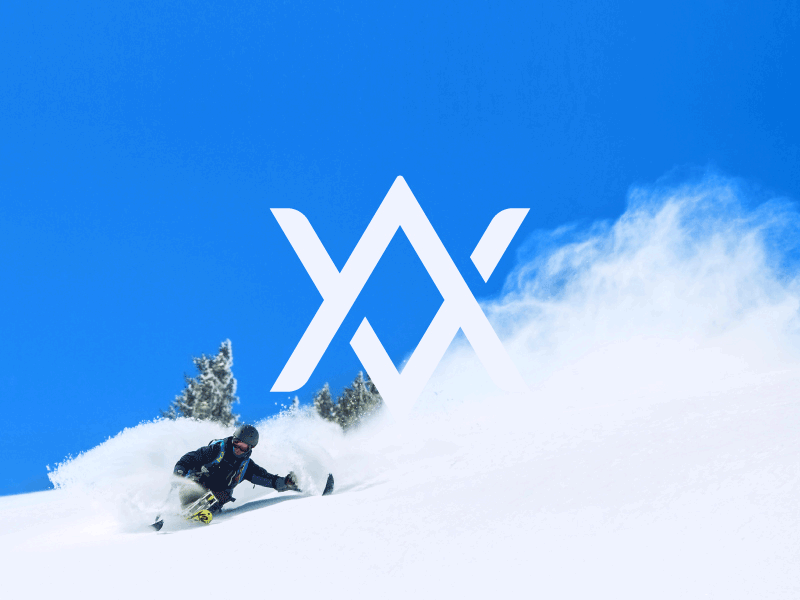 Skiing logo mountains non profit not for profit skiing snow